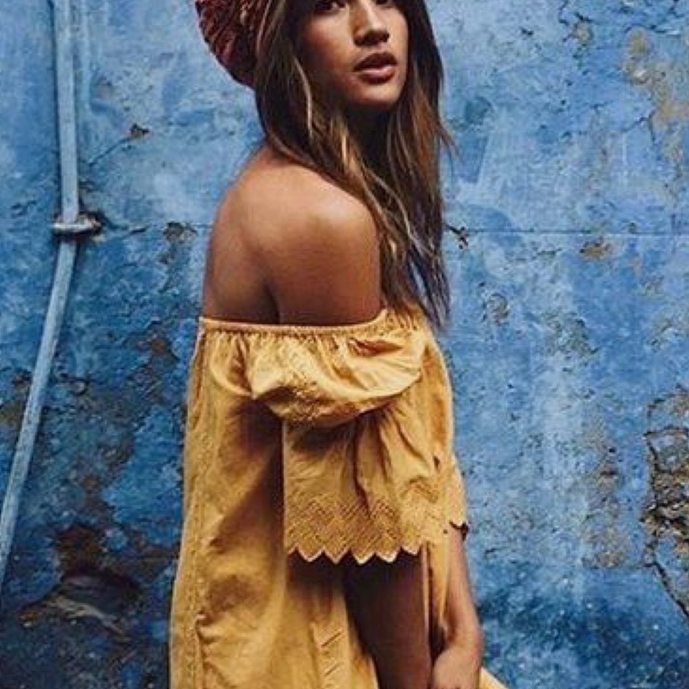 Tularosa Isabella dress in Marigold